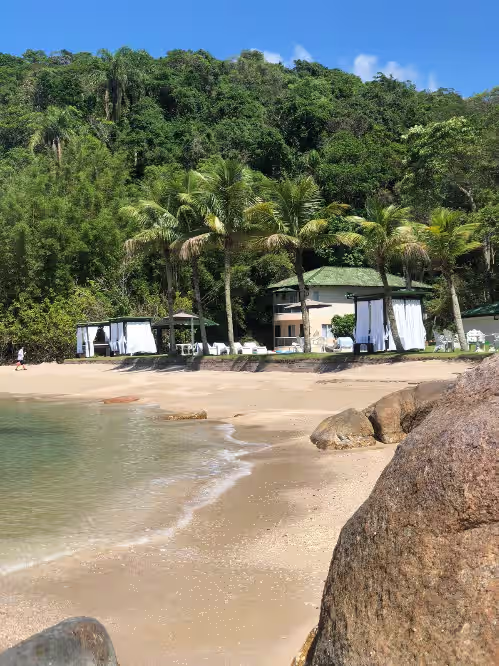 Beach at Recanto Xanahi Residence for up to 36 people