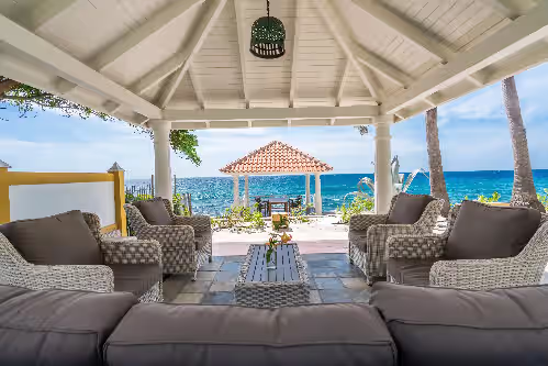Private oceanfront estate with staff onsite and private beach for 2 - 20 guests