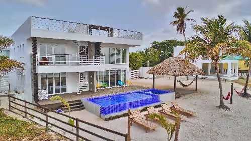 Modern Beachfront Home w/ Cook, Private Pool, Palapa, & Complimentary Golf Cart, photo 2