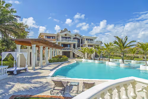 Pool at Oceanfront Private 10 Bedroom Villa perfect Wedding/ family/ friends reunions