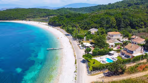 Lovely Beachfront Villa,superbly Located Steps Away From The Crystal Clear Sea.
