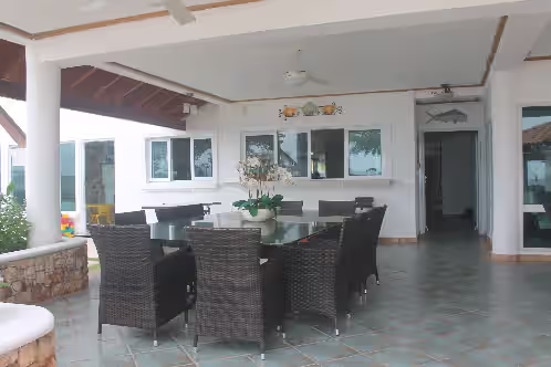 Dining for 12 at 8 BEDROOM BEACH FRONT VILLA IN CORONADO BEACH, PANAMA