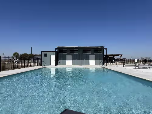 Pool at Main Lodge Delightfully Retreat Texas Ranch, lake, sleep 28-32