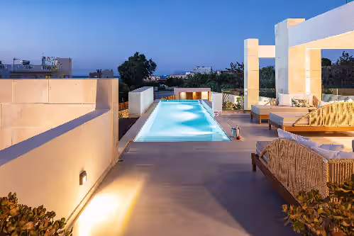 Two private pools, walking distance to Agia Marina and the beach, photo 4