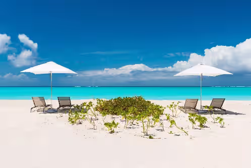 Beach at Hawksbill Villa glorious 8bedroom beachfront villa in Turks