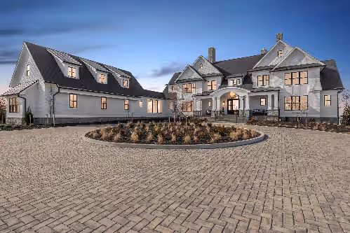 Exquisite 14,000 sq ft Waterfront Mansion with Pool