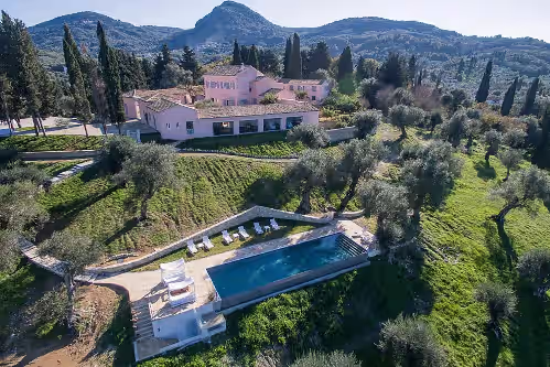Entire luxury estate by the beach in Messonghi, Corfu  with cook and staff