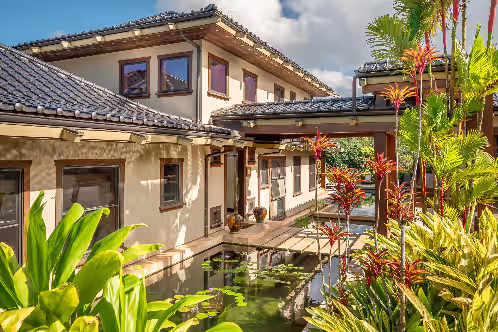 Beautiful, large 5+ bedroom house with pool and jacuzzi overlooking Kalihiwai Bay, photo 5