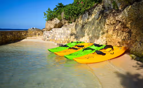 Kayaks at Luxury 13-bedroom, 7-acre, oceanfront villa, with all-inclusive option