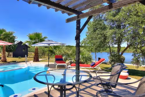 Two Cozy Cabins Located On 65 Acre Longhorn Ranch