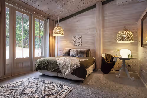 Room at 8 Bedroom 30-acre luxury Daylesford treat. Pool, sauna, Fire pit, Stunning views