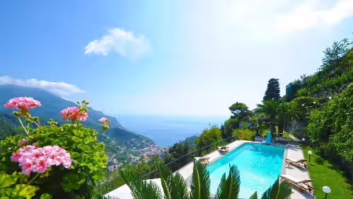 Lo sguardo sul mare, Luxury Ravello Villa, Private Pool, Great View, parking, photo 4