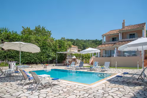Pool at Lovely Beachfront Villa,superbly Located Steps Away From The Crystal Clear Sea
