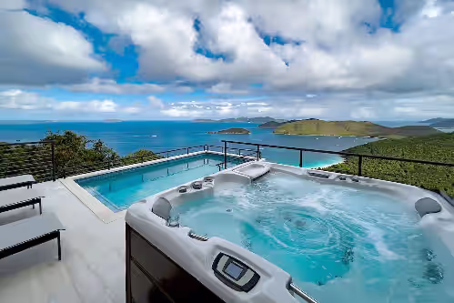 La Jolla Caribe - St. John, USVI at La Jolla Caribe: Newly rebuilt!! Spectacular North Shore Views