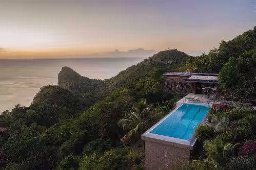 Architectural masterpiece overlooking the Caribbean sea and Piton mountains, photo 4