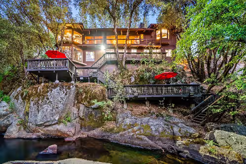 PRIVATE RESORT STYLE RIVERFRONT ESTATE W/ TENNIS COURT, POOL, SPA, WATERFALLS, photo 2