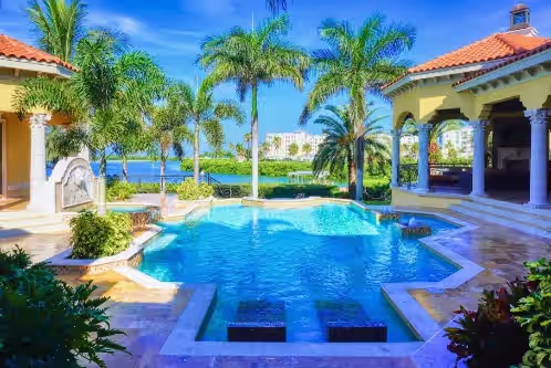 Tierra Verde - St. Petersburg Waterfront Mansion Estate - Pool - Boat Dock