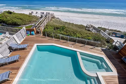 GULF FRONT STUNNER with PRIVATE BEACH, POOL & SPA! BRAND NEW, Sleeps 28, photo 3