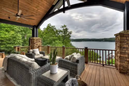 Lux Lakefront Sleeps 35 Pool Dock Gym Trampoline, photo 4