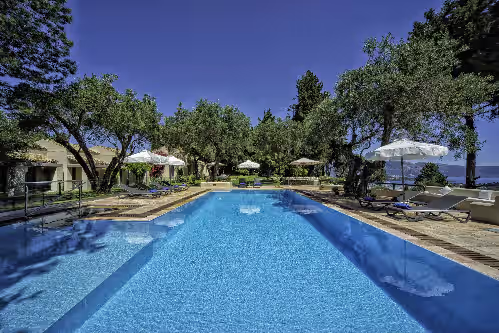 Skyline Swimming Pool at Exclusive Sea View Private Estate on Corfu's East Coast