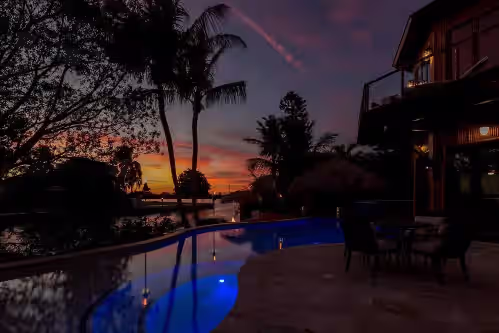 Luxe Waterfront Retreat-2 Pools-Beach-Spa-Dock-Bar, photo 3