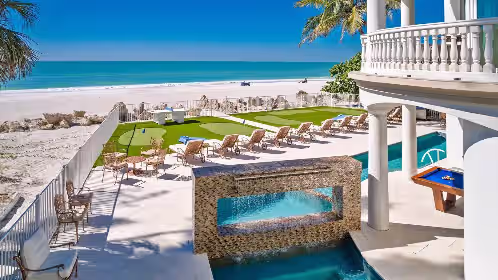 Anna Maria Grand: Gulf Front! On the Beach! Sleeps 22 by Anna Maria Life Vacation Rentals