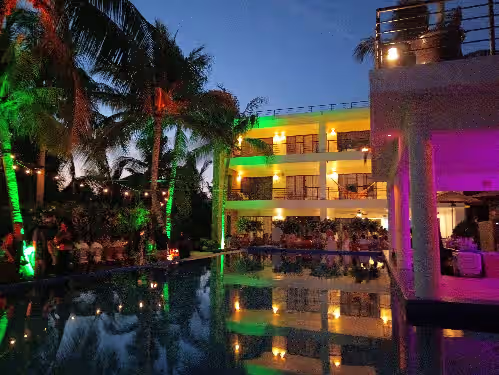 Our party look!!! at VILLA BELLAMAR