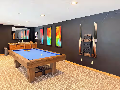 Game room at Waterfront, 10min>Ski, Spa, Game Rm, 3 car heat gr