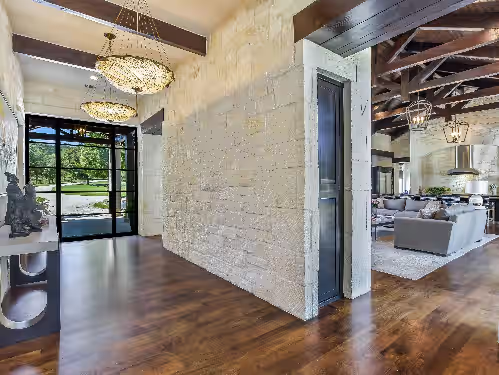 Entry & Living Room at Above Sapphire