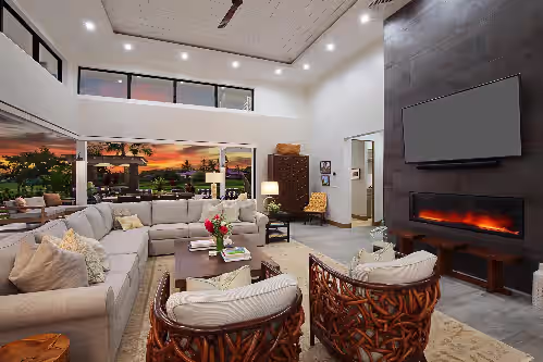 Spectacular home with ocean and golf course views, photo 4
