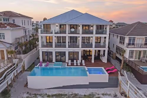 Amazing Beach Front Vacation House in Destin with Private Pool, Theater, Bar, photo 3