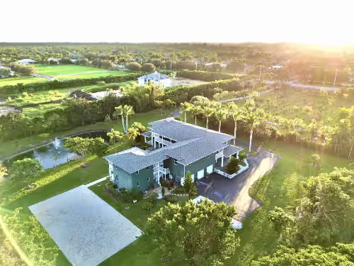 Aerial View of Estate at Saint Patrick Palace