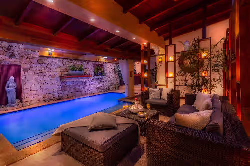 Bali-style villa: indoor and outdoor pool, cinema, cave, yoga, gym & beach court, photo 2