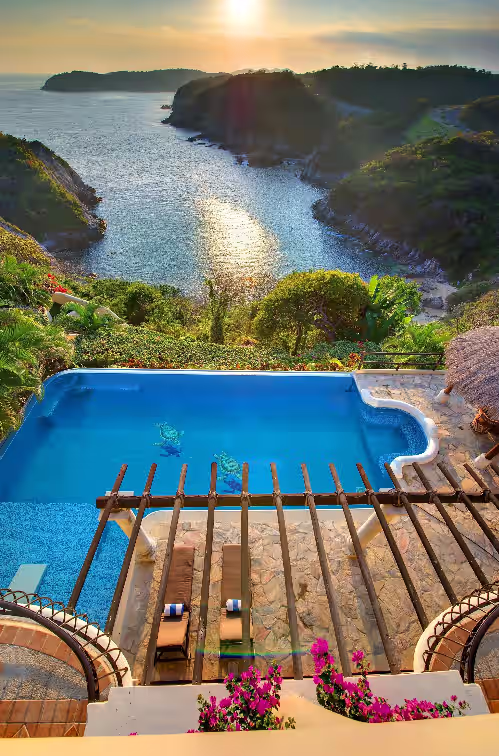 Oceanfront Weddings & Family Reunions, Beach View Private Resort, Huatulco Beach, photo 5