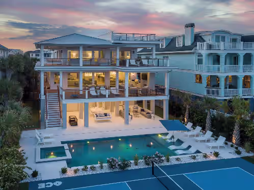 NEW CUSTOM HOME~ 620 Ocean Blvd. Now booking!! Pickleball, Bocce Ball, Putting Green, Pool/Spa
