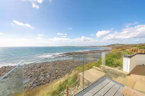 Property grounds at Cliff House & Lodge|Ocean View |Pizza Oven, Sports Pitch & Games Room |Sleeps 20