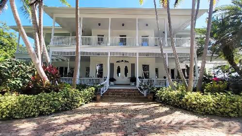 8 at Key West Style Estate on Private Lush Beachfront Property