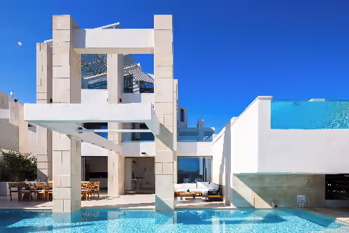 Two private pools, walking distance to Agia Marina and the beach, photo 2