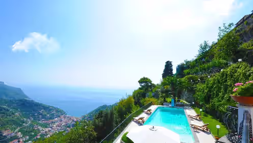 Lo sguardo sul mare, Luxury Ravello Villa, Private Pool, Great View, parking, photo 3