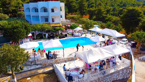 Large group villa with pool, in Attica, Marathon, Sesi beach, photo 2