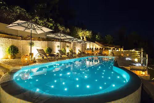 "LA VISTA E BELLA" SEAFRONT PRIVATE RESORT NEAR ACHILLEION PALACE ESTATE
