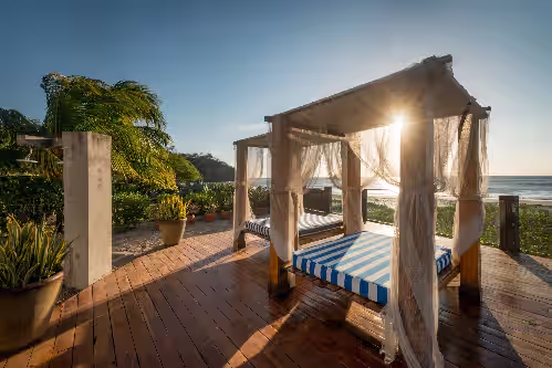 On the sands of Playa Marsella, 7bdrm sleeps 14, private villa, pool, AC, photo 2