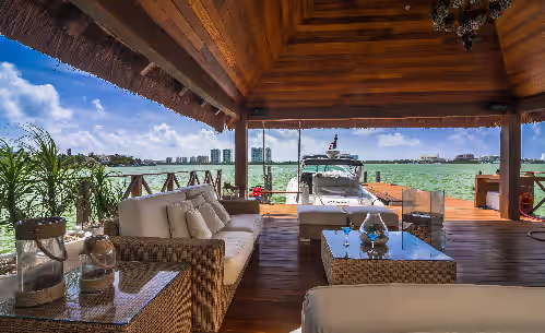 Terrace/patio at Villa Patron