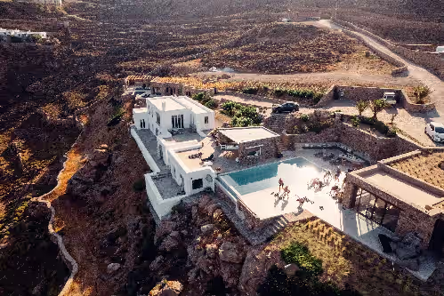 Exterior at Stunning newly renovated Five * Family Villa with ultimate view and privacy