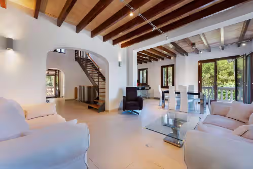 Living area at Mal Pas Beach by Balearic Villas