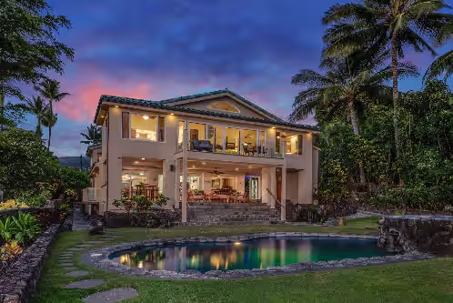 Two Private hosted Oceanfront Homes conveniently located in Kailua Kona, Hawaii