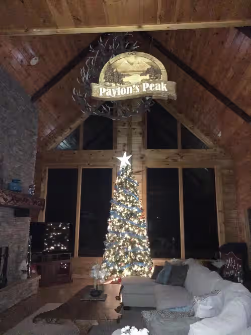 Interior at Paytons Peak Mansion Estate in Massanutten Virginia Resort 17,000 sf Home