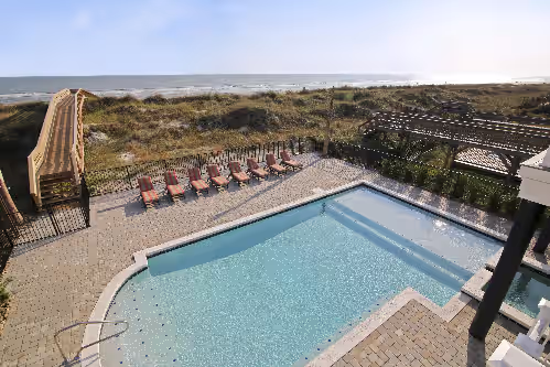 New Oceanfront home with Pool/Spa, Game Rm, Elevator,4 Masters & Movie Theater