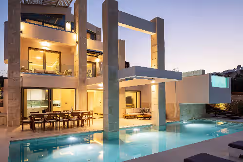 Two private pools, walking distance to Agia Marina and the beach, photo 3