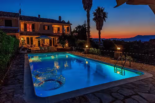 Villa Aphrodite  Luxury Elegant Villa With The Most Stunning View of Corfu